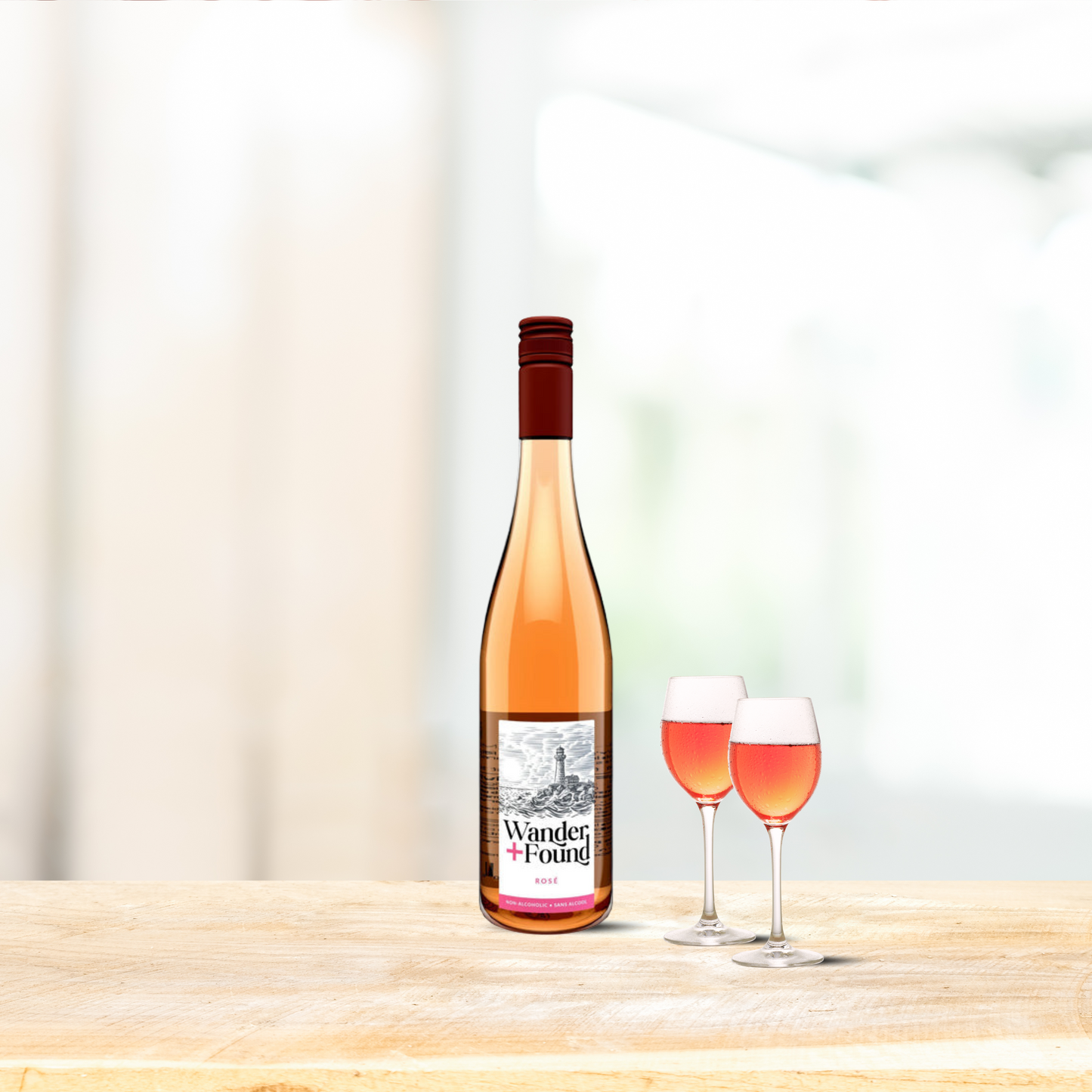 Wander & Found Nonalcoholic Rosé