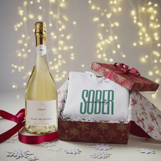 Sober Hoodie + Nonalcoholic Wine Gift Bundle PRE-ORDER